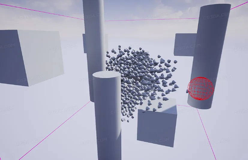 集群行为系统 -Flocking Behaviour System [Ideal for simulation of birds, fish, bees and more]