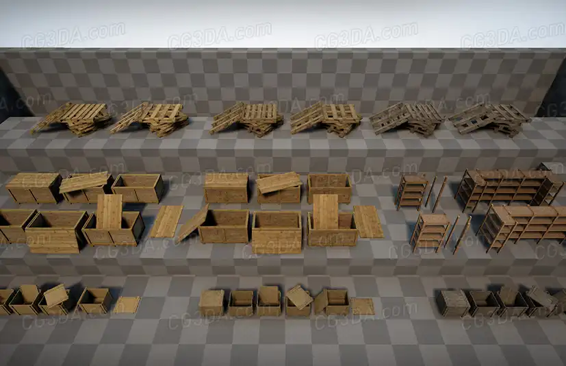 木箱木柜木板-Wooden Storage Pack
