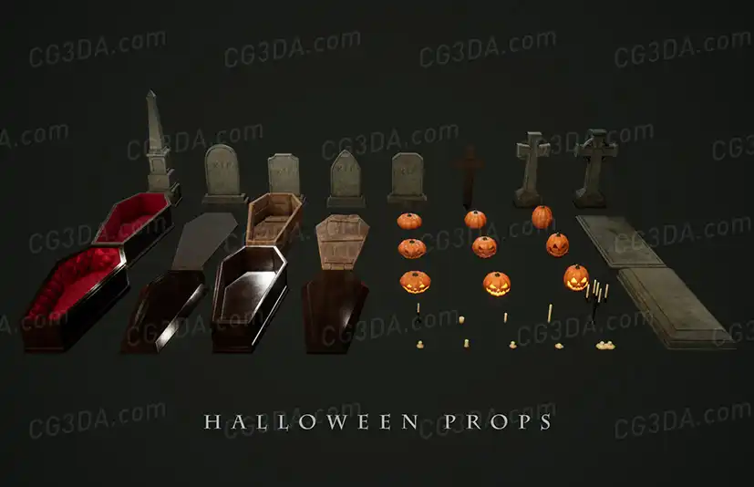 万圣节道具-Halloween - Props Pack