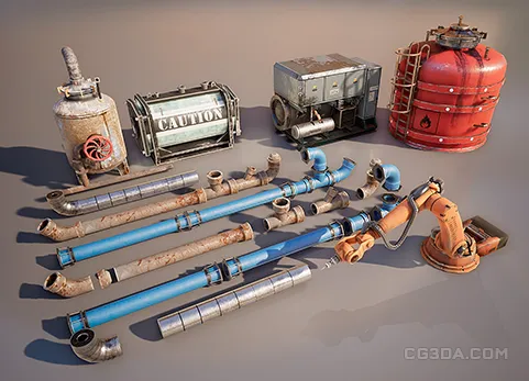 工业道具套装-Industrial Props Set