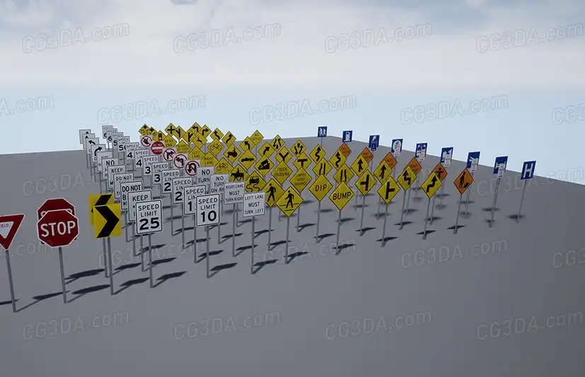 道路交通指示牌-The Ultimate Road Sign Kit