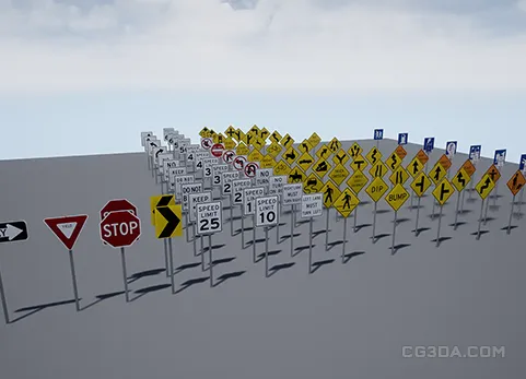 道路交通指示牌-The Ultimate Road Sign Kit