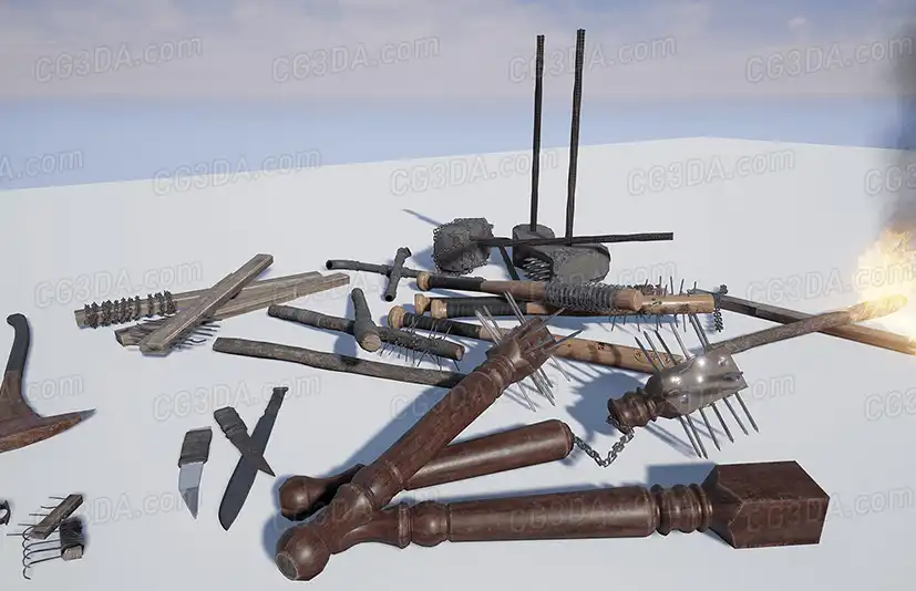 近战武器-Post Apocalyptic Melee Weapons