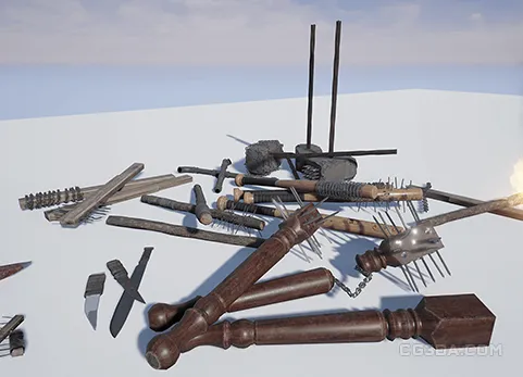 近战武器-Post Apocalyptic Melee Weapons