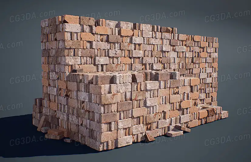 砖头砖块-Photo Scanned Bricks