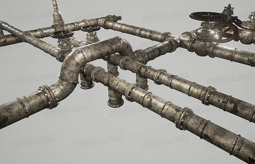 生锈的管道-Rusted Pipes Pack