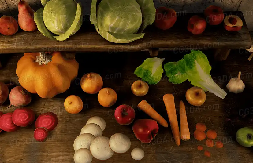 中世纪水果和蔬菜-Medieval Fruits And Vegetables