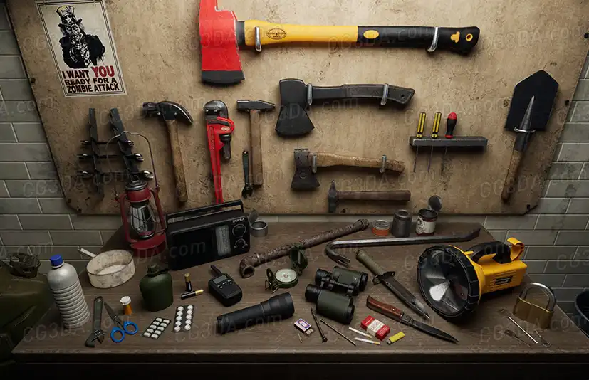 末世生存武器装备-Survival Items Pack