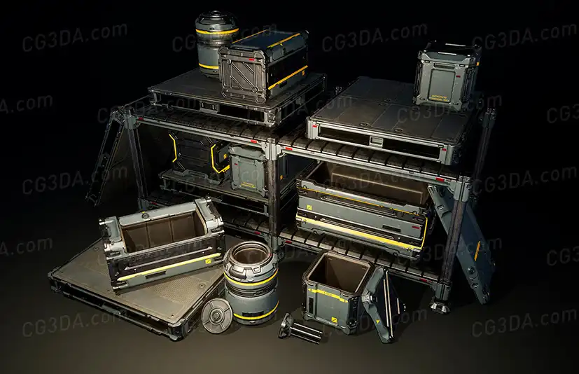 科幻容器器皿 -Sci-Fi Crates