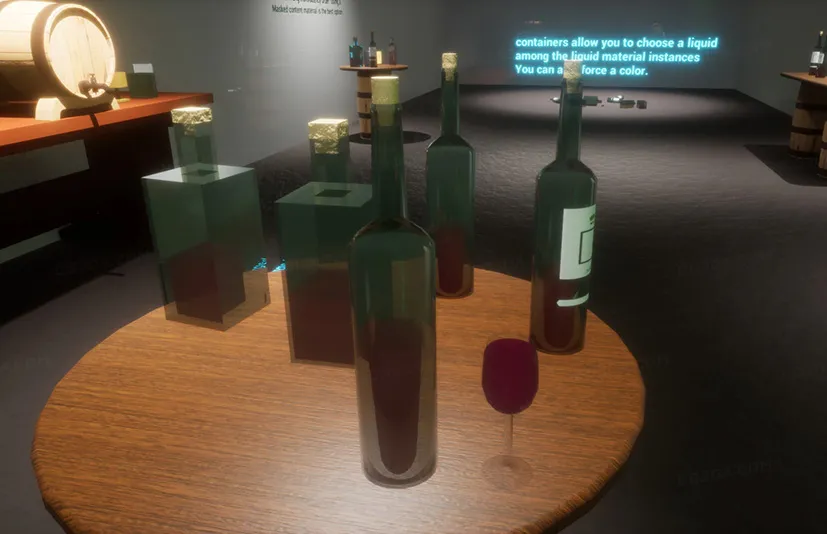装酒、倒酒和洒出-Contain, Pour and Spill Wine