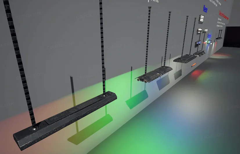工业灯光和开关蓝图套件-Industrial Lights and Switches Blueprints Set 2.0