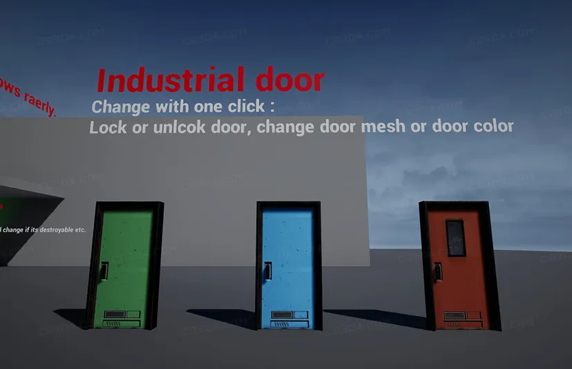 工业灯光和开关蓝图套件-Industrial Lights and Switches Blueprints Set 2.0