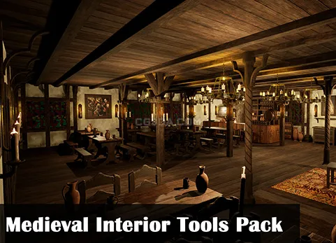 中世纪室内道具-Medieval Interior Tools Pack