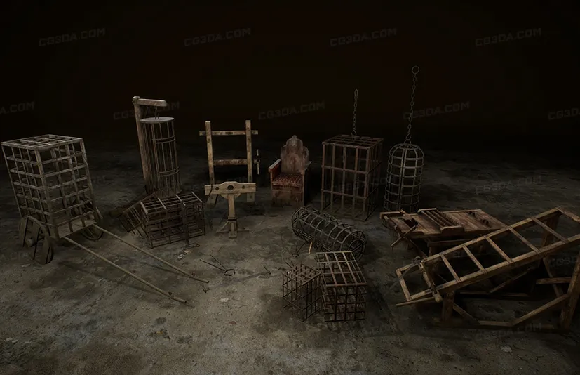 中世纪刑具 - Medieval Props Instrument Torture