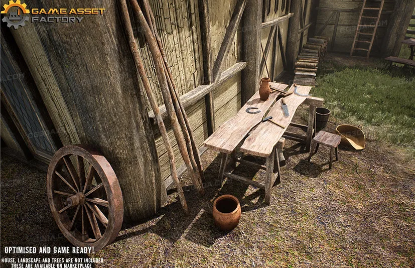 中世纪农场道具 - Medieval Props Vol 3 Farm