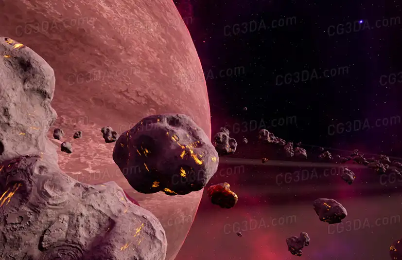 小行星陨石带-Asteroids Planet