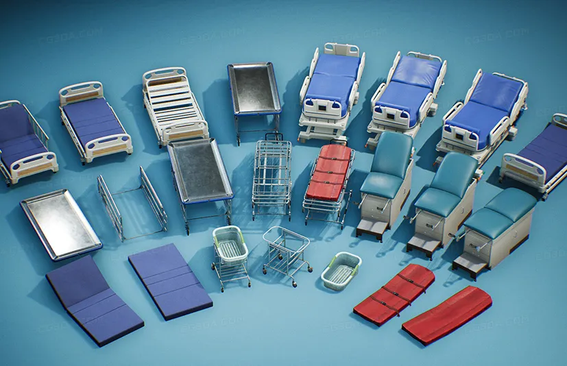 现代医疗道具 - Modern Hospital Props VOL.3