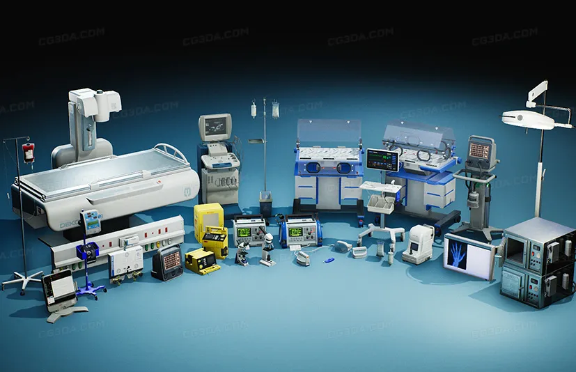 现代医疗道具 - Modern Hospital Props VOL.4