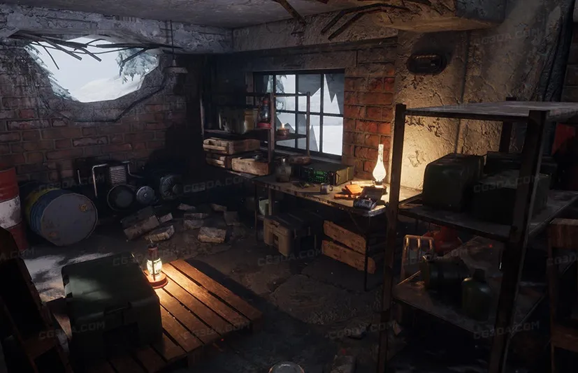 世界末日后道具包 - Post Apocalyptic Props Pack