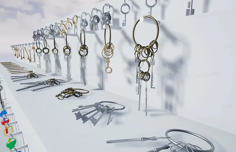 简单钥匙套装 - Simple Key Collection v.01