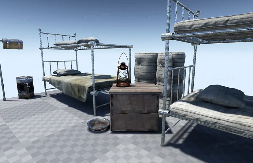 城市老式室内道具包 - Urban Interior Props Pack