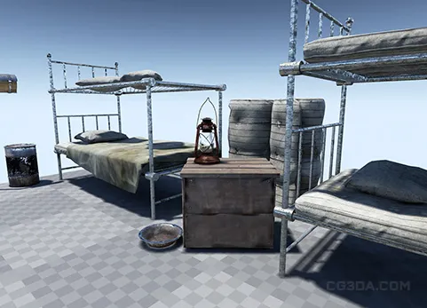 城市老式室内道具包 - Urban Interior Props Pack