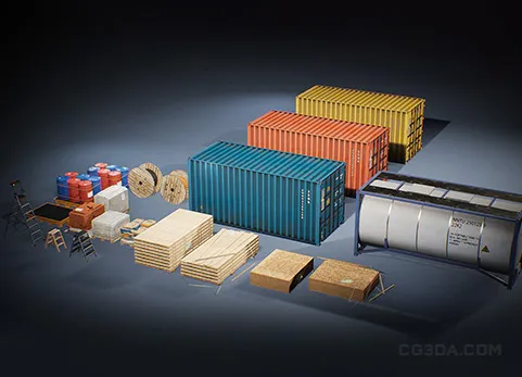 建筑施工道具-Construction Props - Vol 1