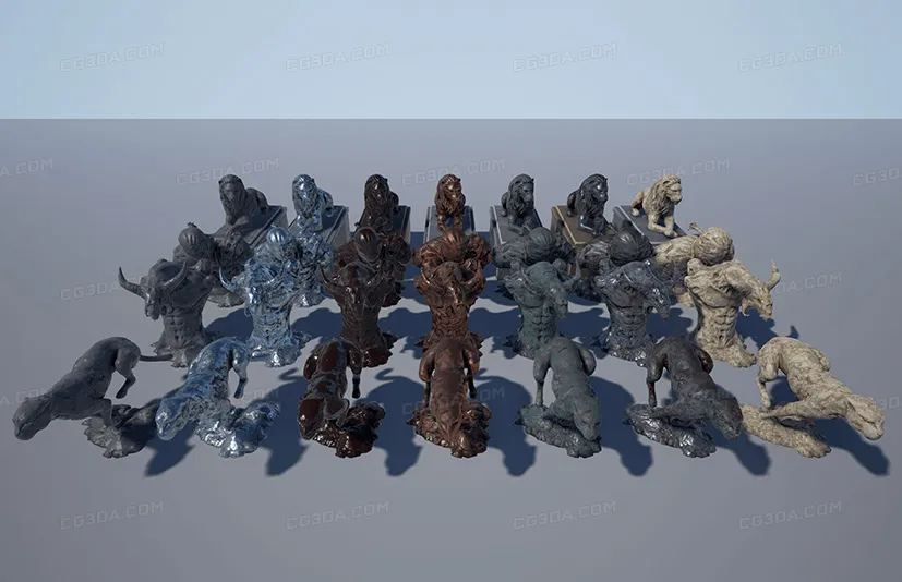 装饰雕像-Deco Statue Collection