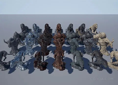 装饰雕像-Deco Statue Collection