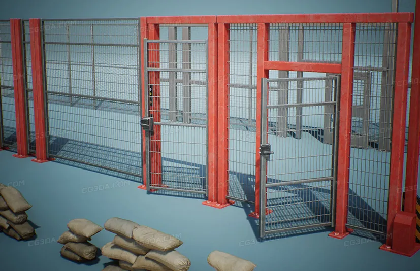 工业VOL.2 - 安全围栏和障碍物 - Industrial VOL.2 - Security Fences and Barriers