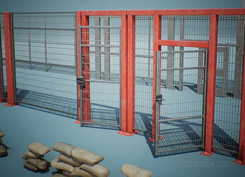 工业VOL.2 - 安全围栏和障碍物 - Industrial VOL.2 - Security Fences and Barriers