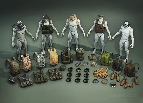 军用用品 - VOL.2 - 服装和箱包 - Military Supplies - VOL.2 - Clothing and Bags