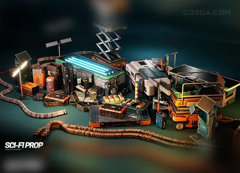 科幻道具Vol01 - Sci-Fi Props Vol01