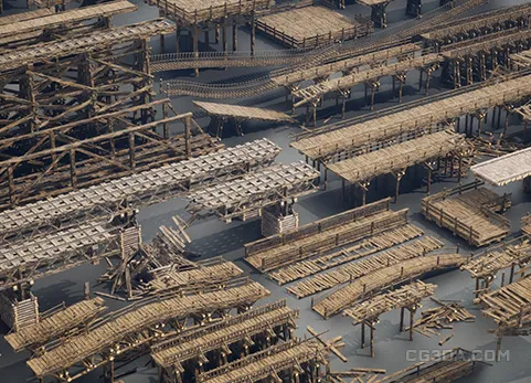 木桥资产包 - Wooden Bridges Optimized