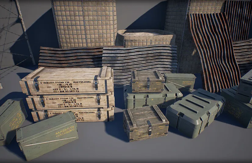 军事道具包 - Military Props Pack