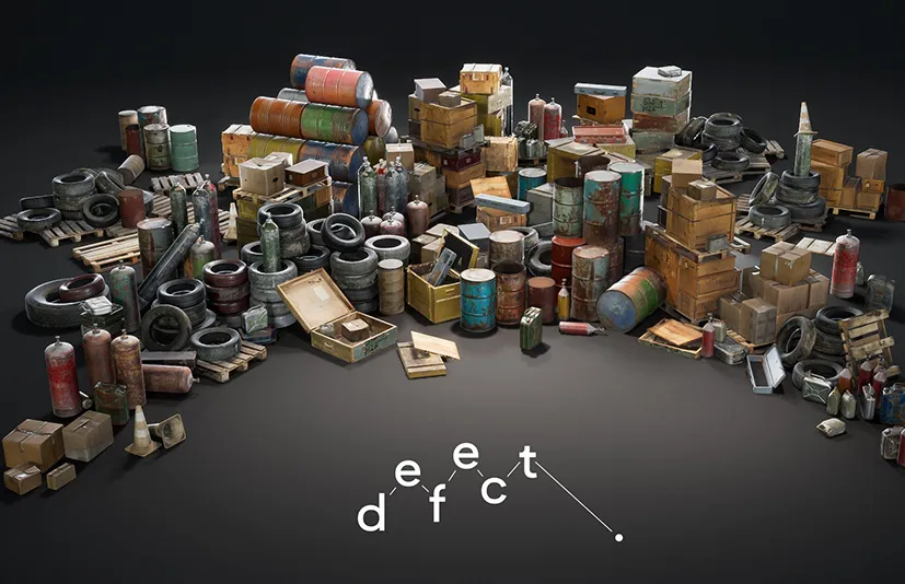 车间工具和道具桶盒包 - Workshop Tools And Props Barrels Boxes Bundle vol.1