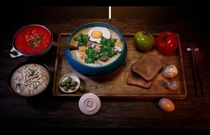 美食系列 中式早餐 - Food Series - Chinese Breakfast