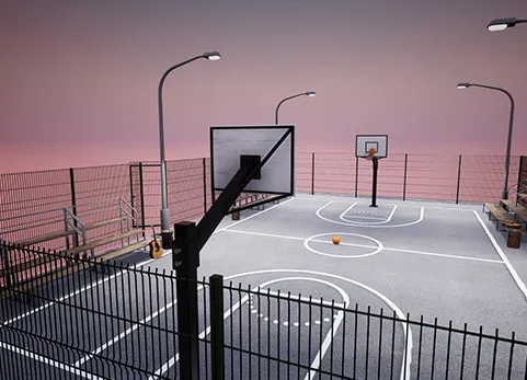 篮球场 - Basketball court
