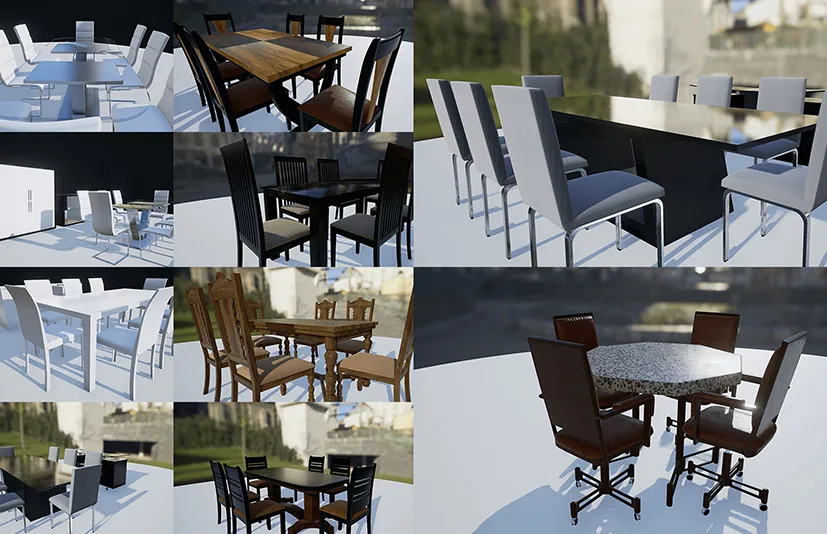 餐桌椅 餐具 - Crazy Insane Dining Sets