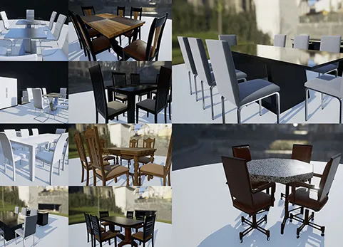 餐桌椅 餐具 - Crazy Insane Dining Sets