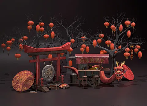 中国龙年新年包 - Chinese Dragon New year pack