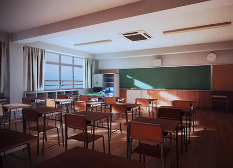 日本学校 - Japanese School Collection - 5 Asset Packs, Over 200 Assets