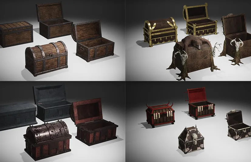 18个奇幻宝箱包 - Eighteen Fantasy Chests Pack