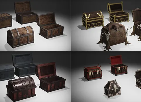 18个奇幻宝箱包 - Eighteen Fantasy Chests Pack