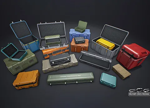 军用工具箱 - Military Cases Package