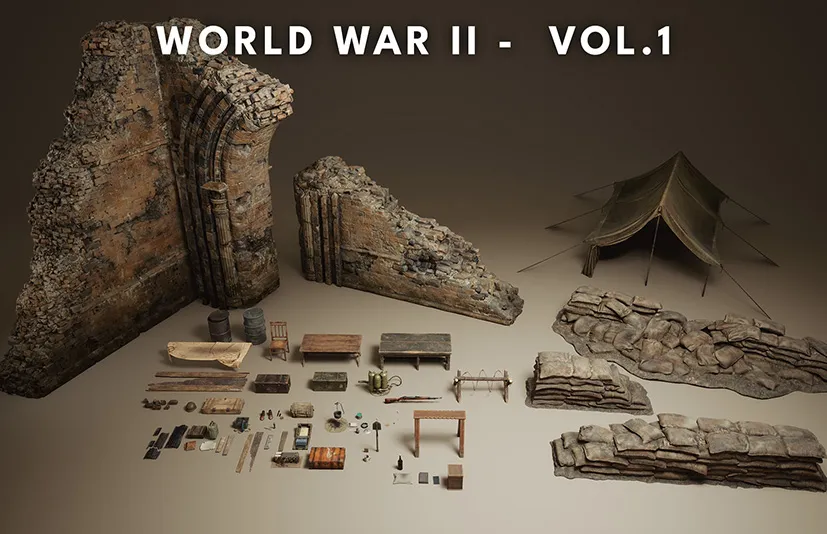 二战模型道具 - World War II - VOL.1