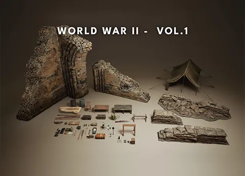 二战模型道具 - World War II - VOL.1