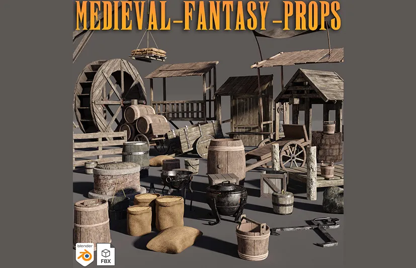 中世纪幻想道具 - Medieval-Fantasy Props