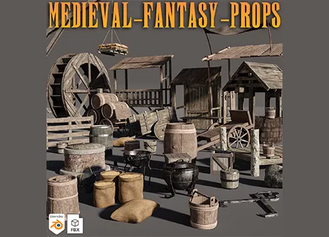 中世纪幻想道具 - Medieval-Fantasy Props