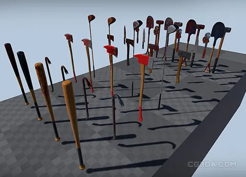 丧尸近战武器-Zombie Melee Weapons